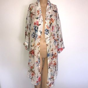 Long sheer cardigan